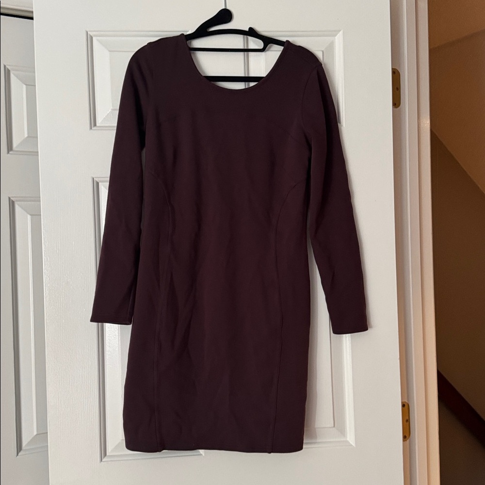 Athleta Plum Long Sleeve Dress